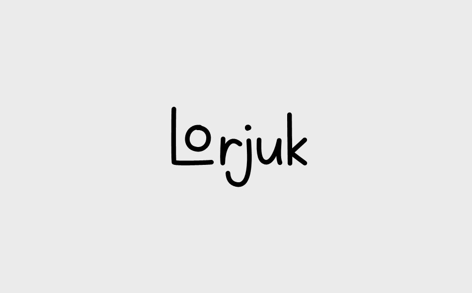 Lorjuk font big