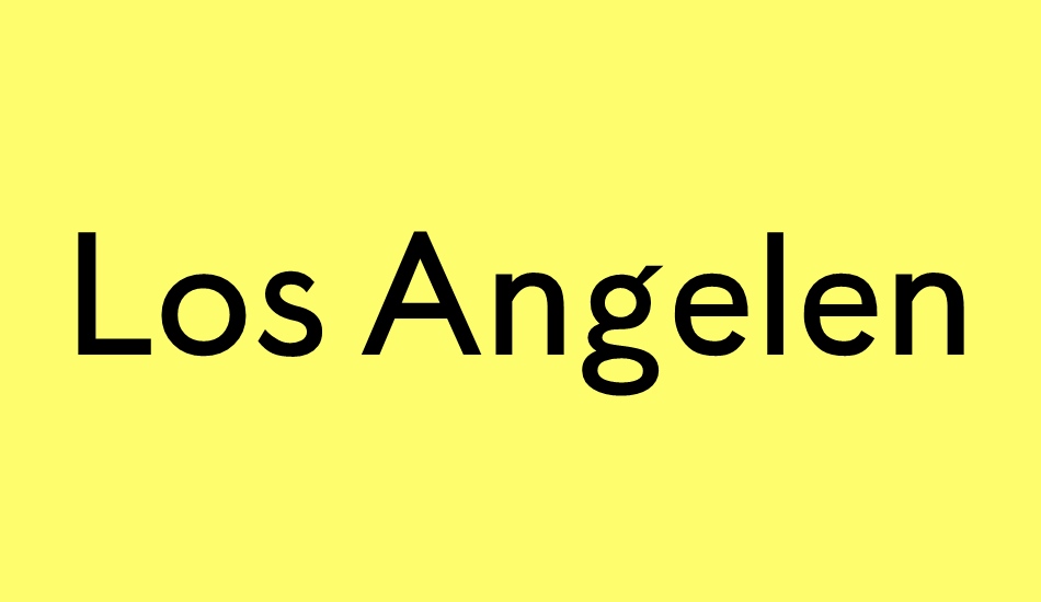 los-angeleno-grotesque font big