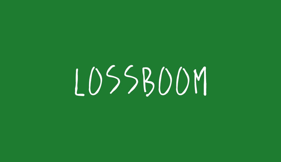 lossboom font big