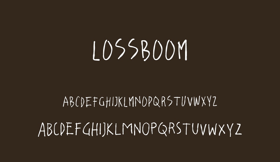 lossboom font