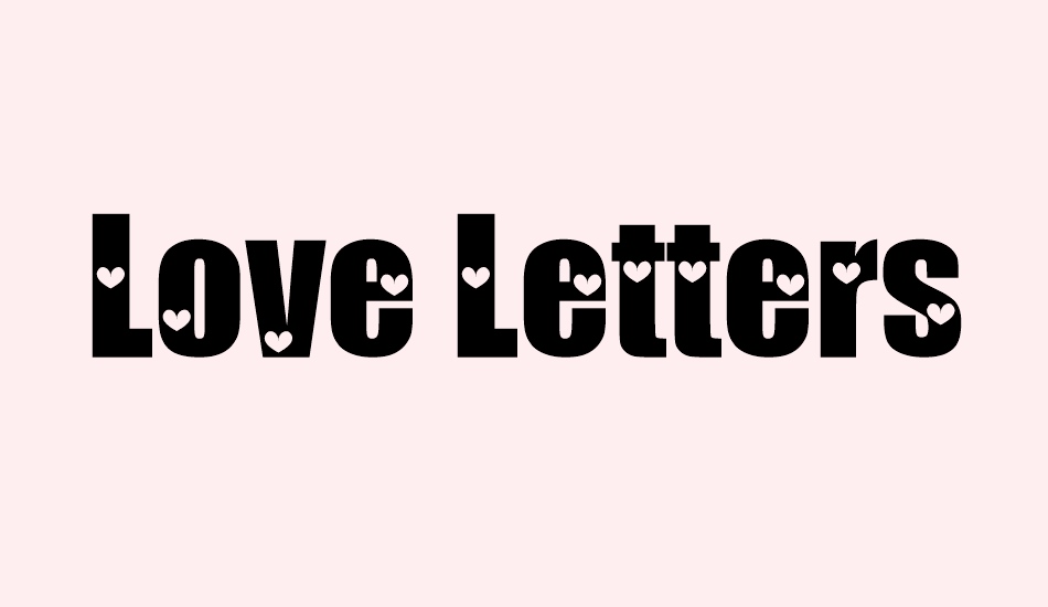love-letters font big
