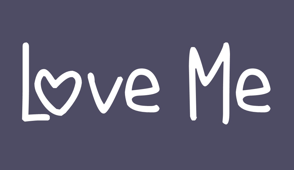 love-me font big