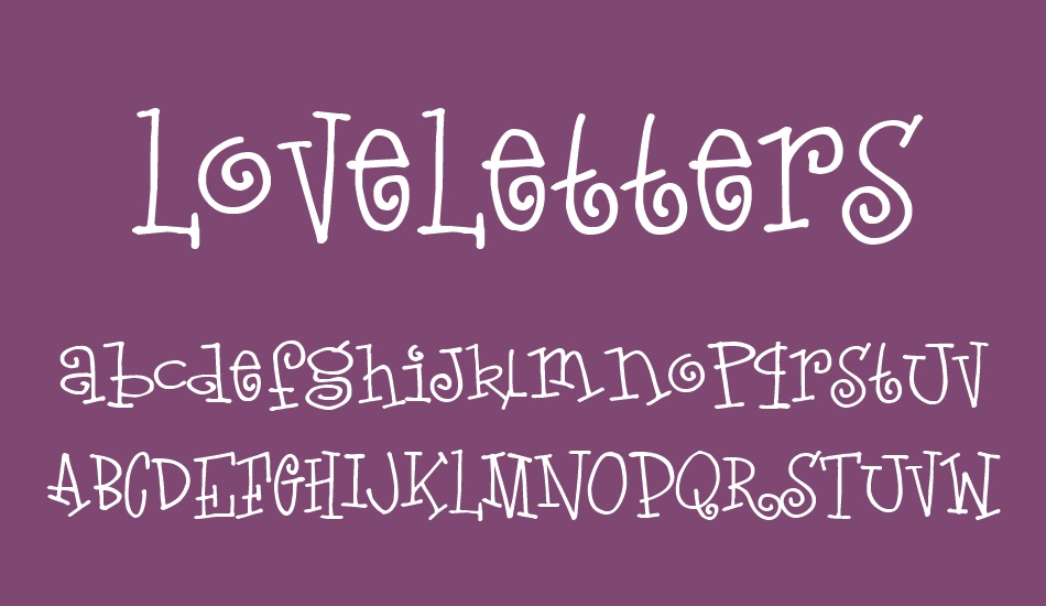 loveletters font