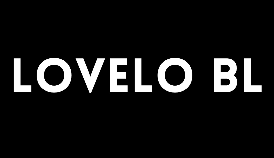 lovelo-black font big