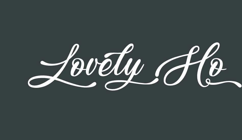 lovely-home font big