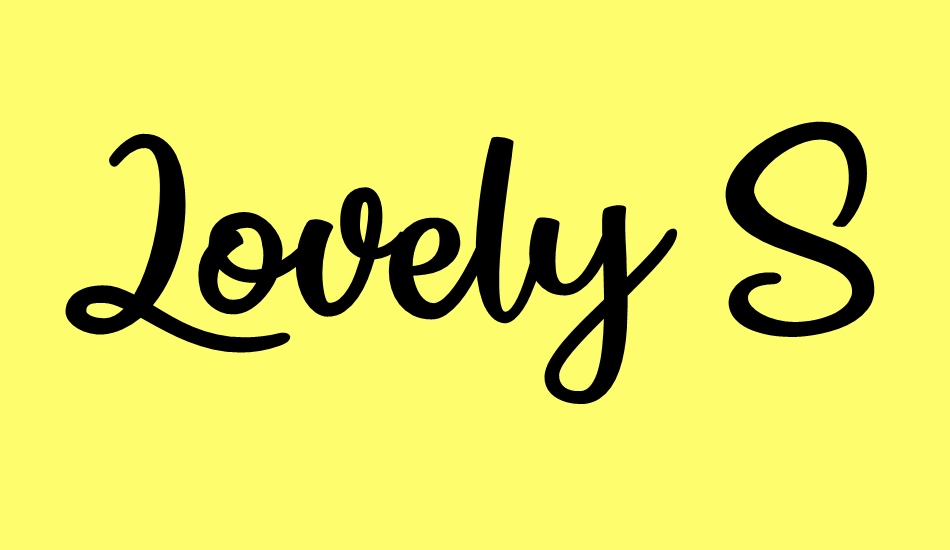 lovely-summer-personal-use font big