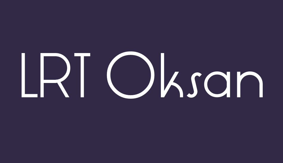 lrt-oksana font big