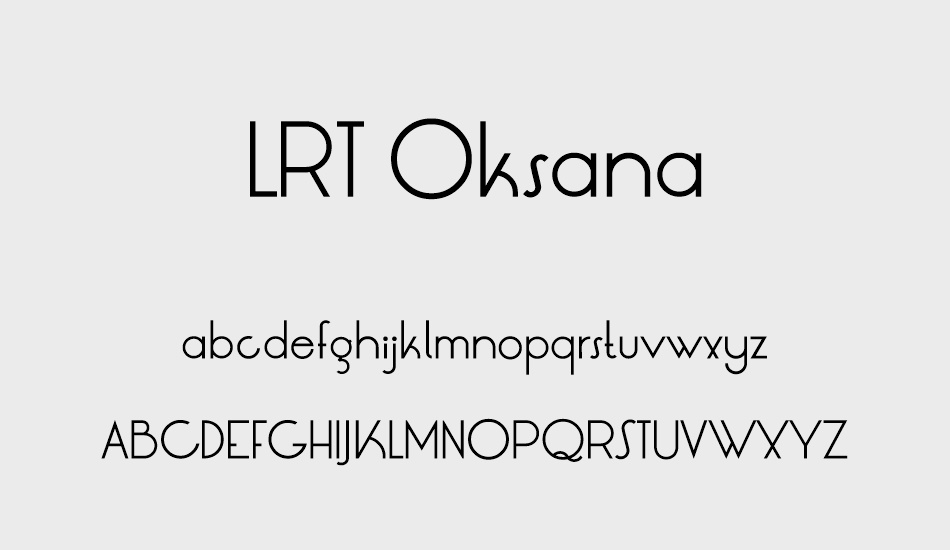 lrt-oksana font