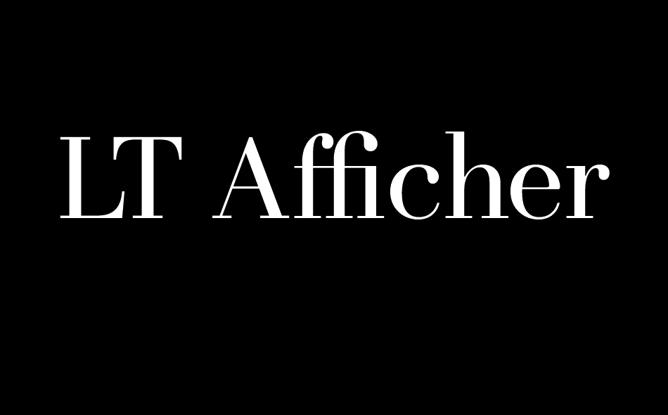 LT Afficher Neue font big