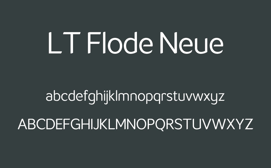 LT Flode Neue font