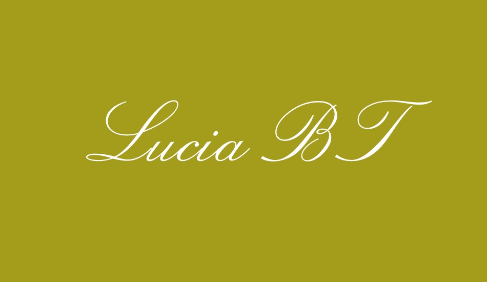 lucia-bt font big