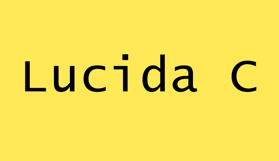 lucida-console font big