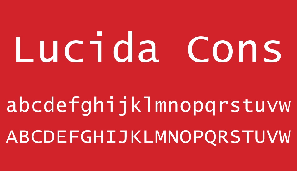 lucida-console font