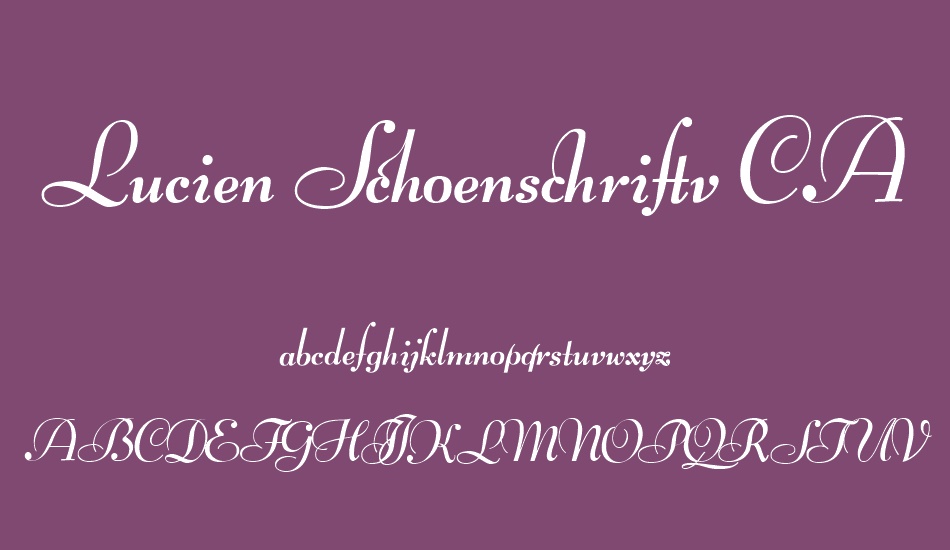 lucien-schoenschriftv-cat font