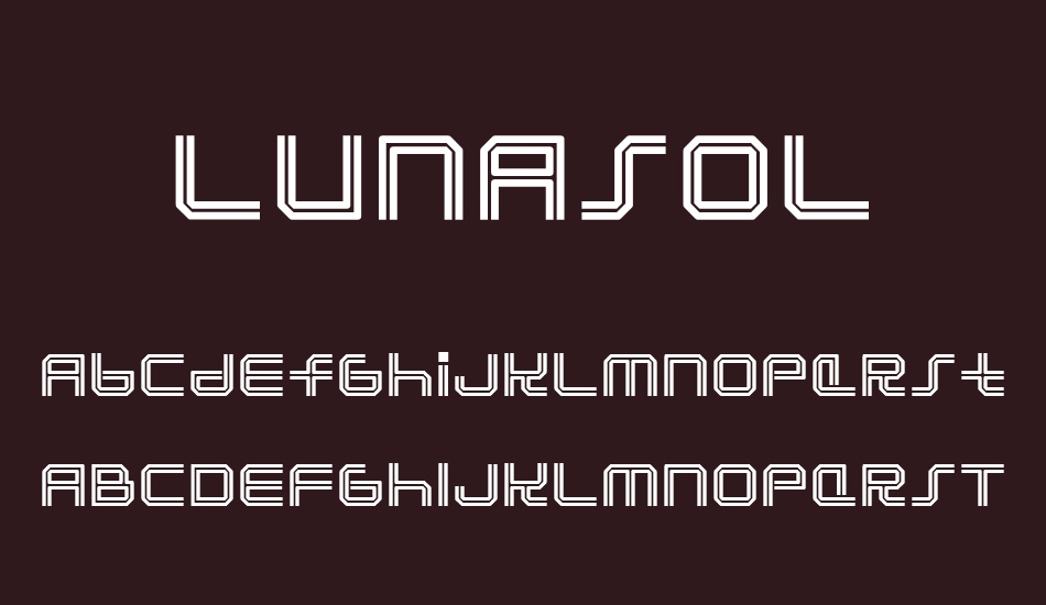 lunasol font