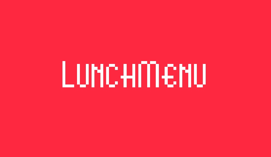 lunchmenu font big