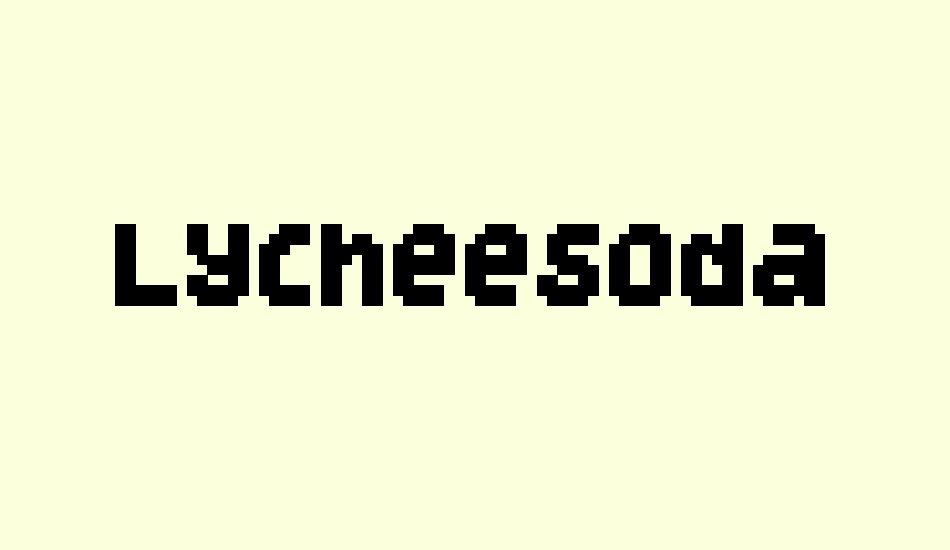 lycheesoda font big