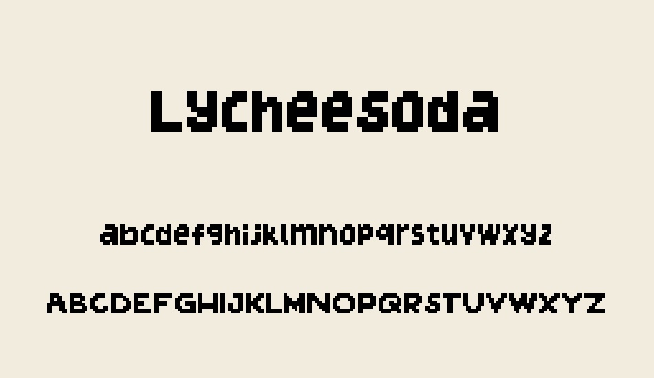 lycheesoda font