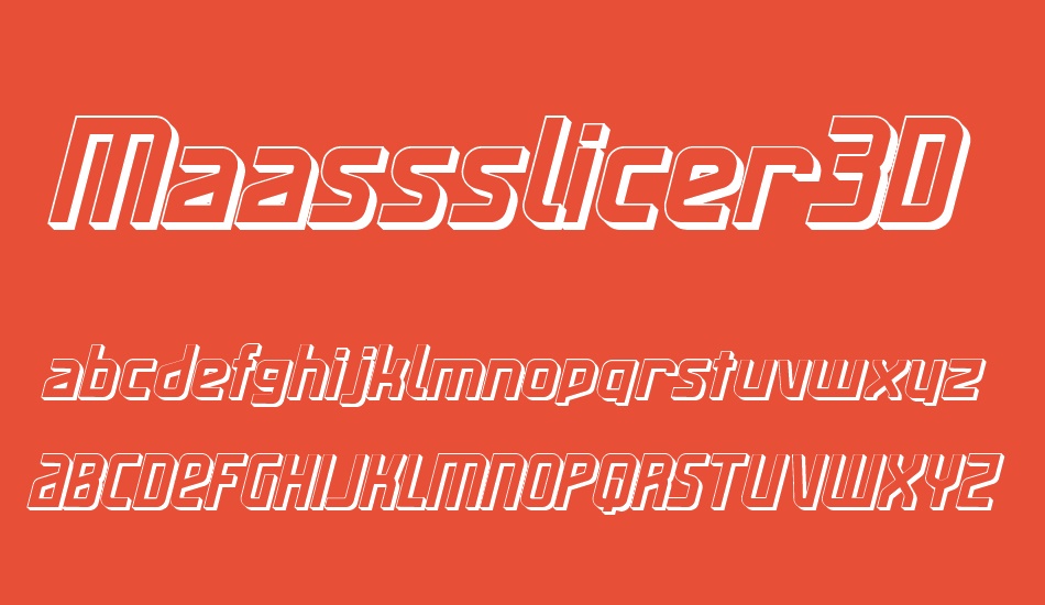 maassslicer3d font