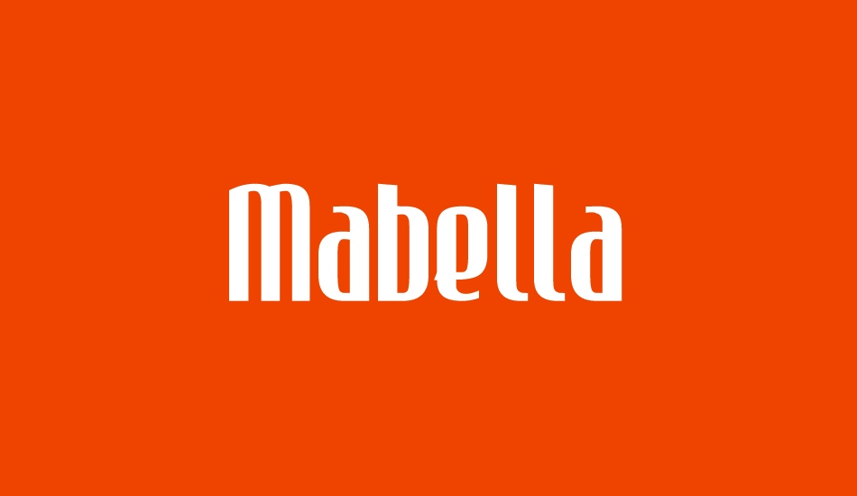 mabella font big