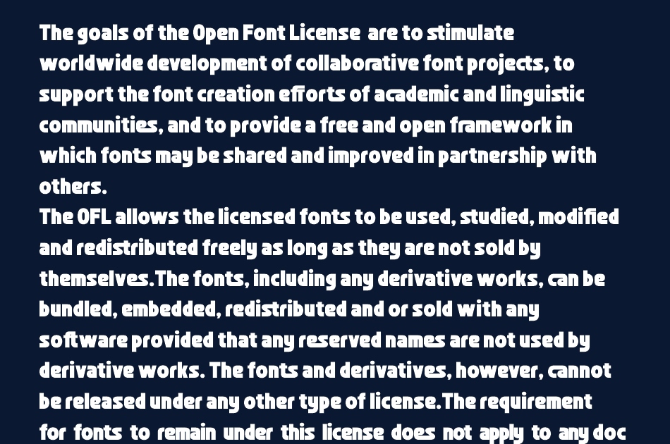 Mactis font 1