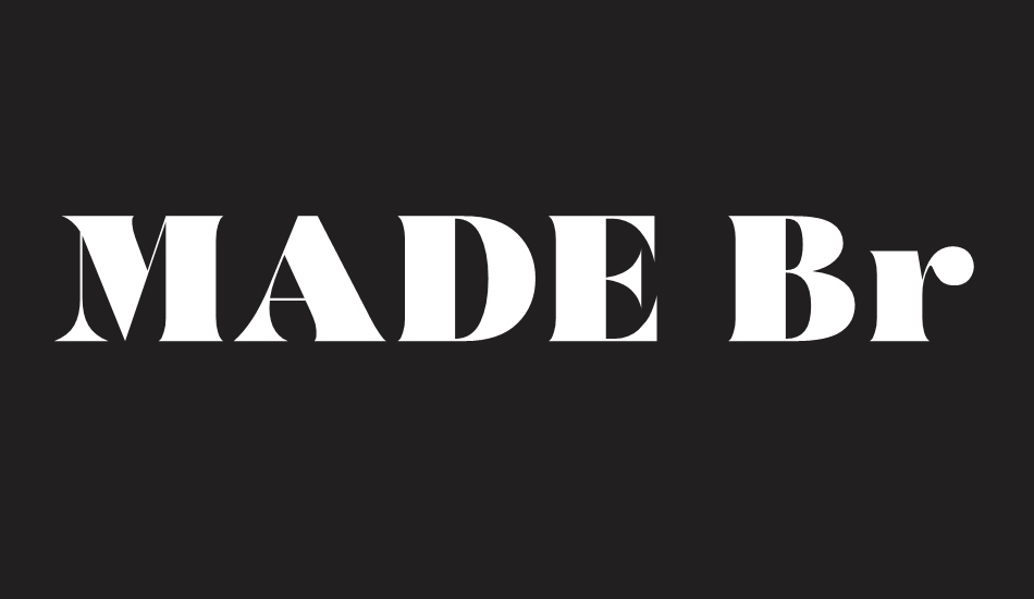 made-bruno font big