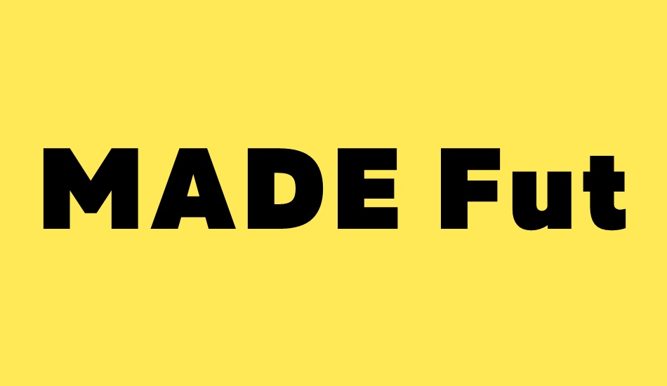 made-future-x font big