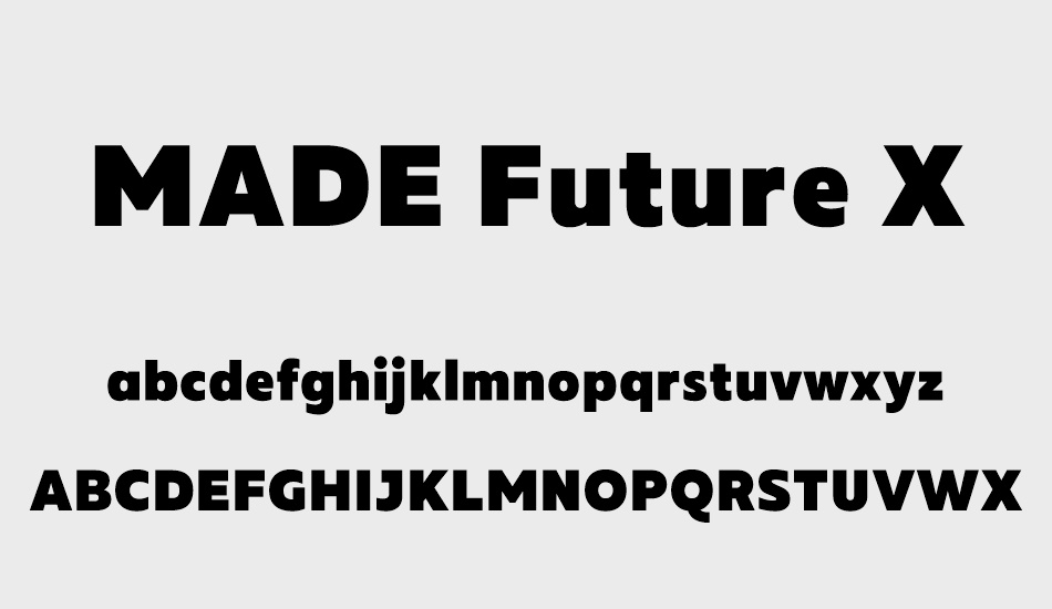 made-future-x font