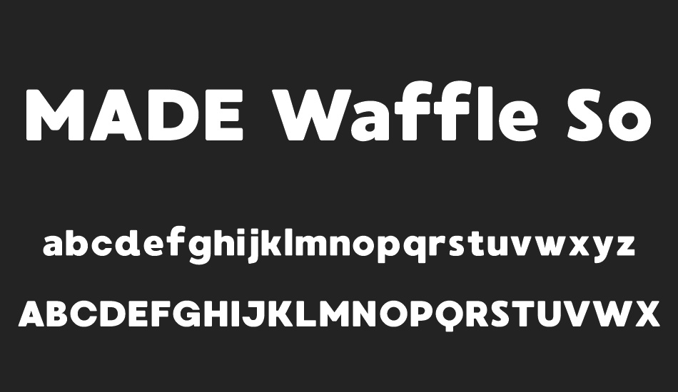 made-waffle-soft font