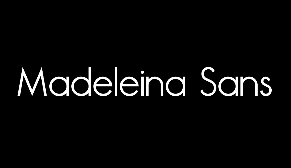 madeleina-sans font big