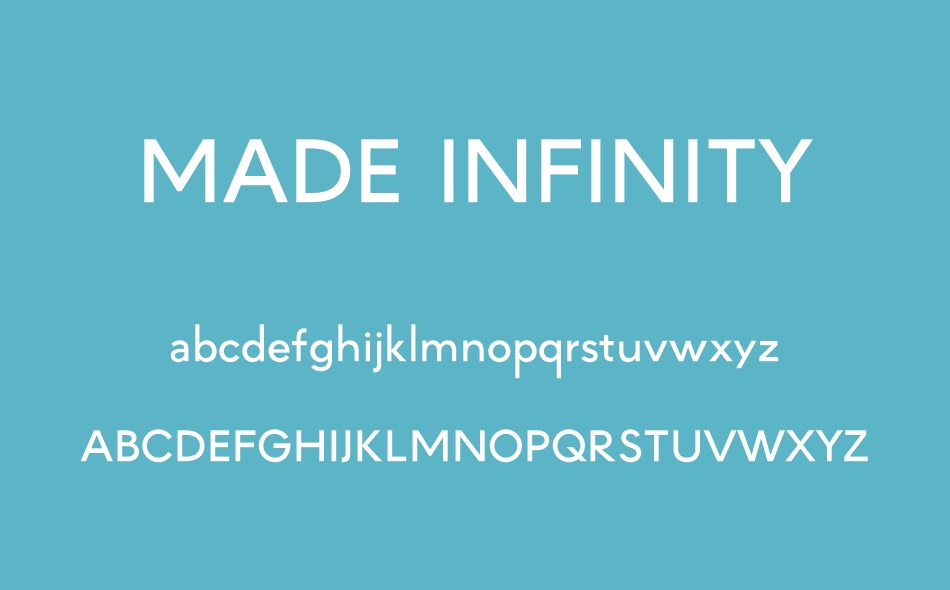 Made Infinity font