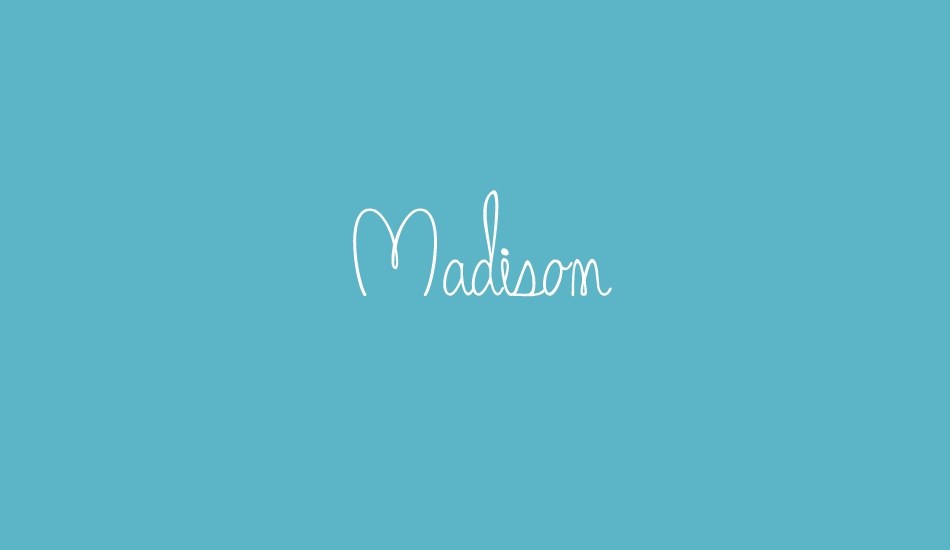 madison font big