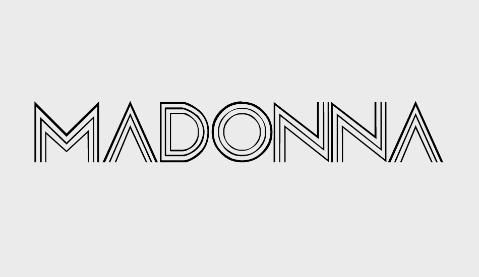 madonna font big