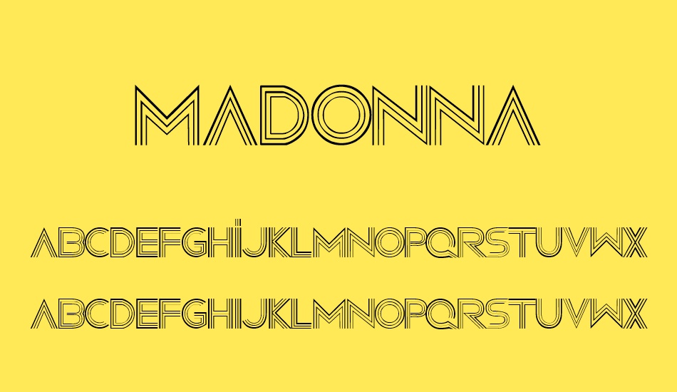 madonna font