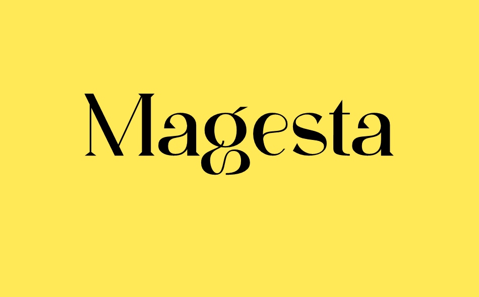 Magesta font big