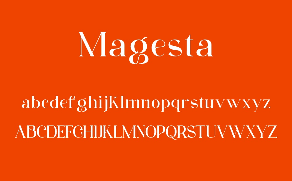 Magesta font