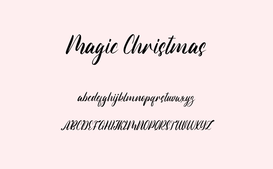 Magic Christmas font