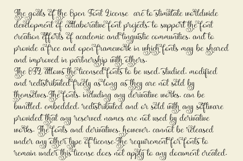 Magic Heart font 1