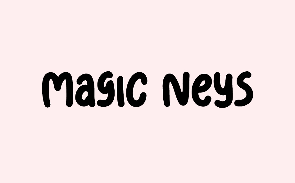 Magic Neys font big
