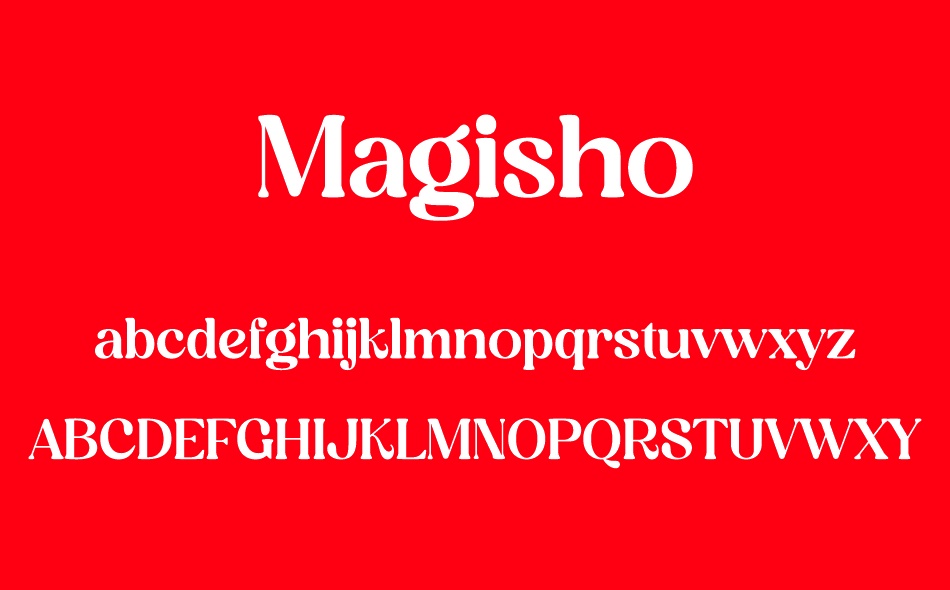 Magisho font