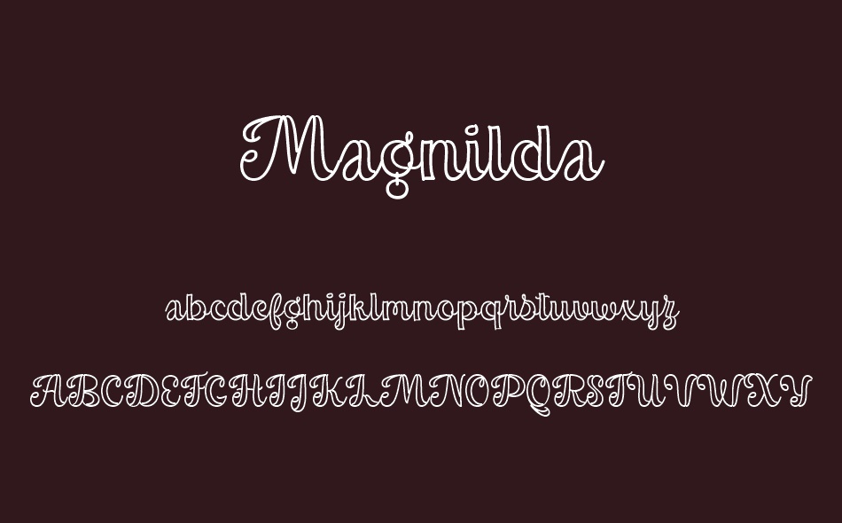 Magnilda font