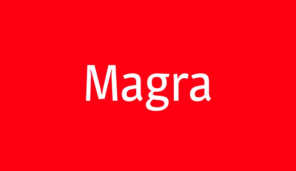 magra font big