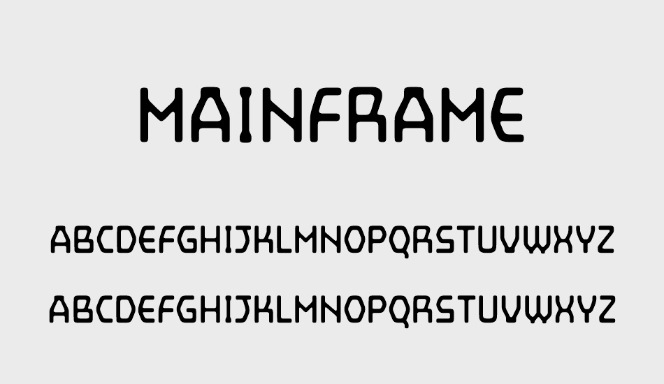 mainframe font