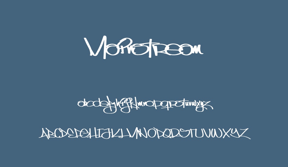 mainstream-personal-use-only font