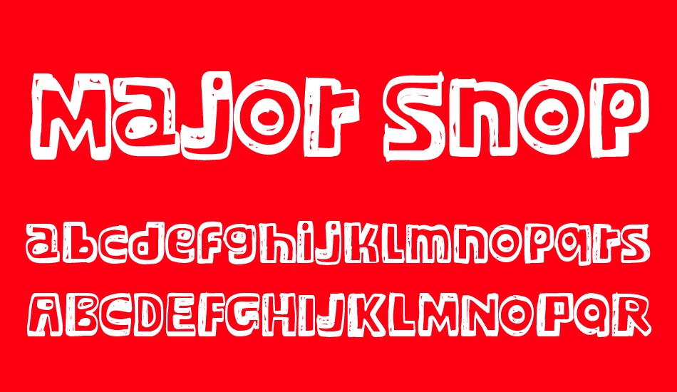 major-snopes font