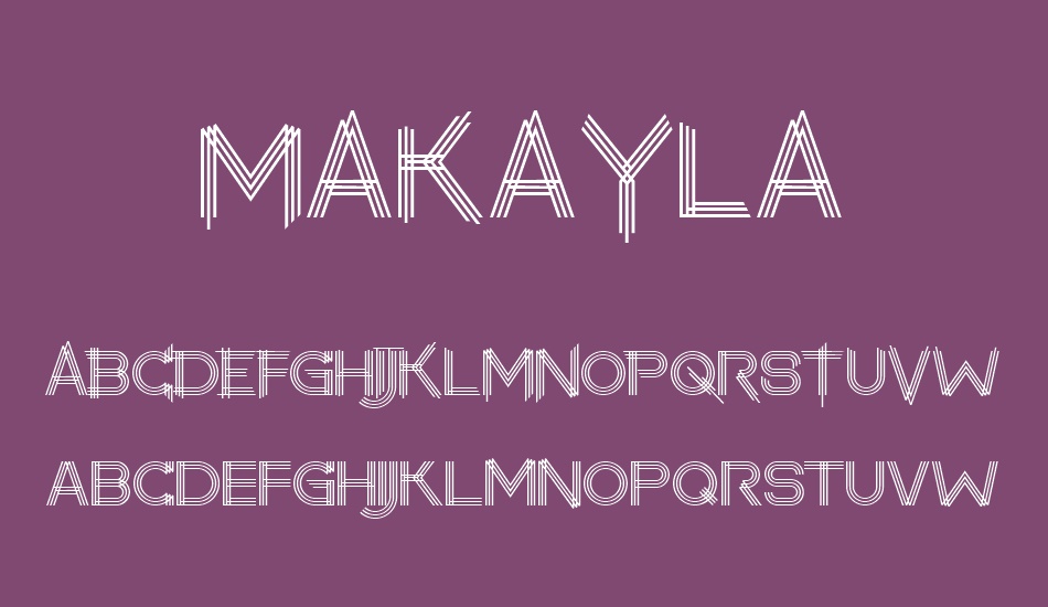 makayla font