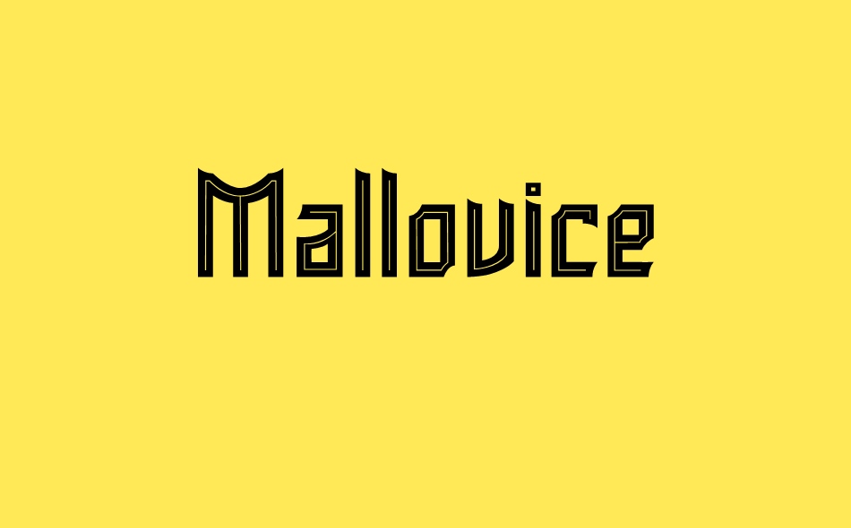 Mallovice font big