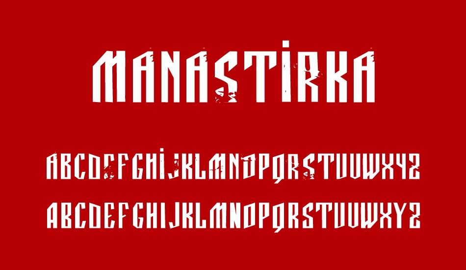 manastirka font