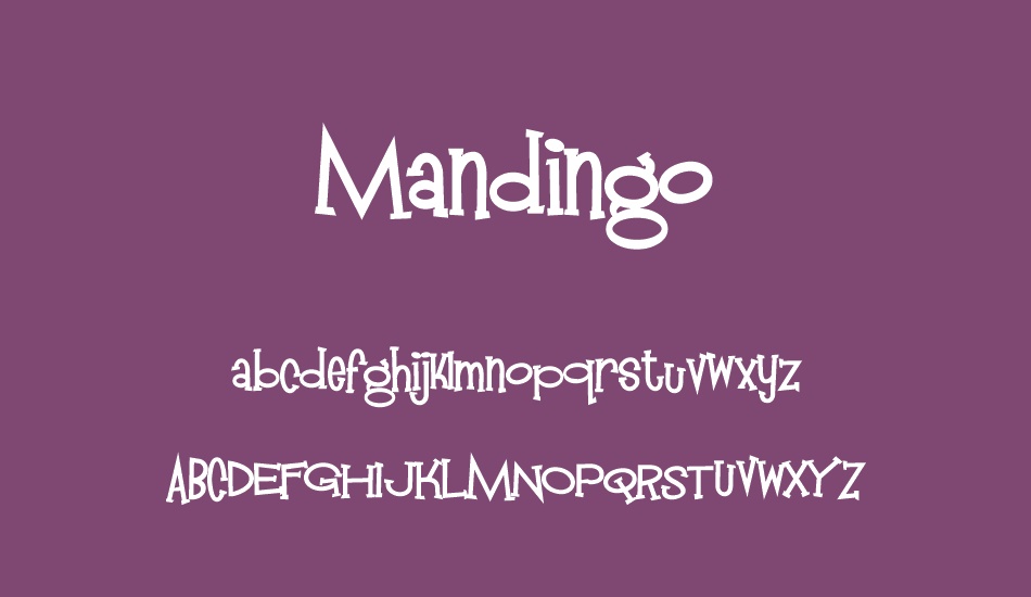 mandingo font