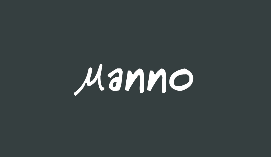 manno font big